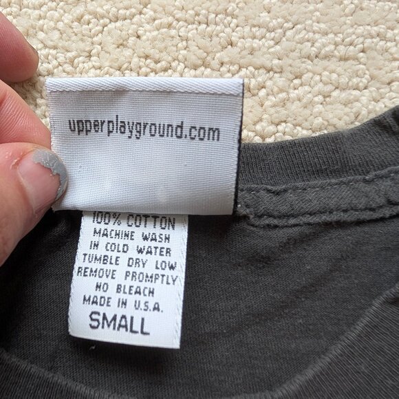 Sam Flores Tiger Baby Upper Playground Original 12 Grain T-shirt Women's Small - Picture 4 of 7